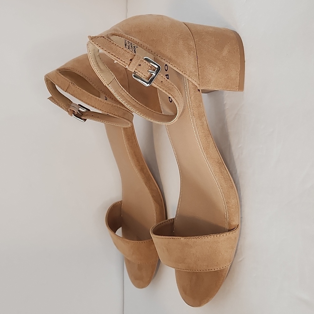 Torrid ankle strap black heel sandals (WW) - Picture 3 of 7